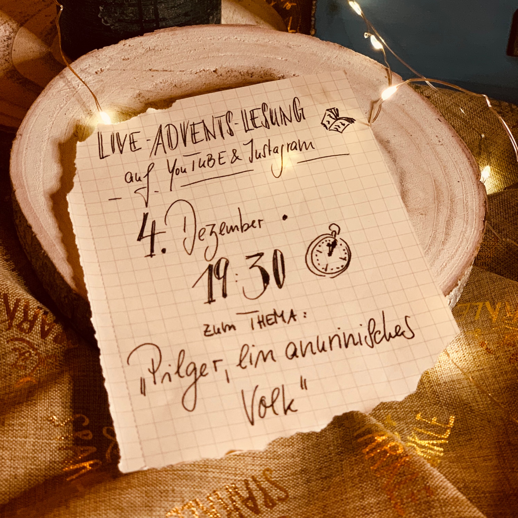 Live-Adventslesung am 4.12.