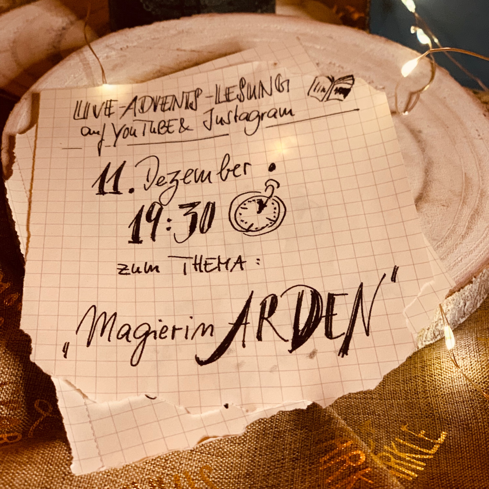 Live-Adventslesung am 11.12.